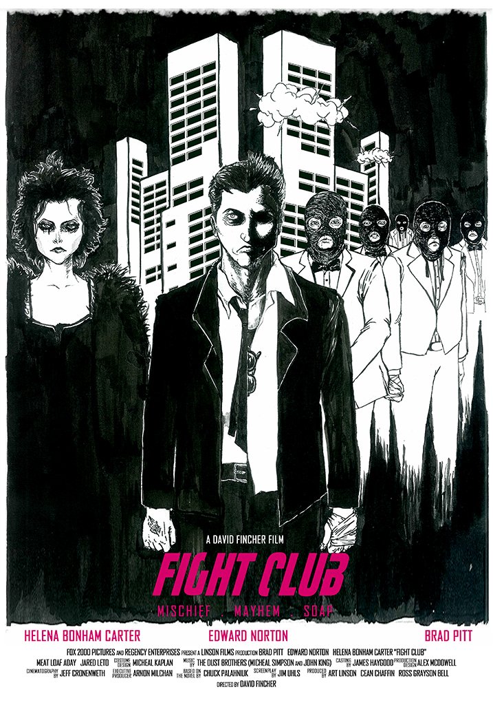 Explore Fight Club Fan Art & Alternative Poster Designs